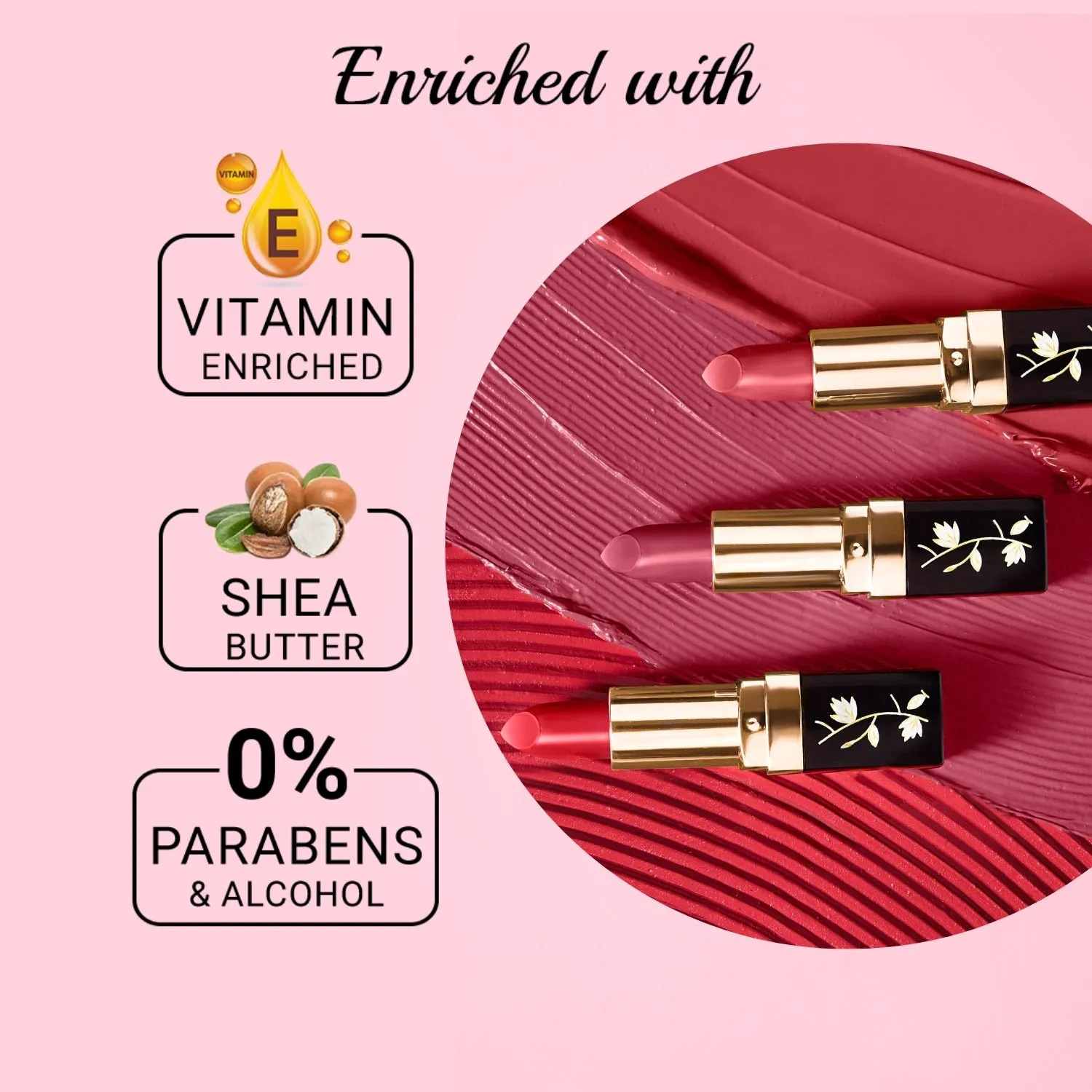 Iba Long-stay Matte Lipstick Limited Edition - Turkish Rose