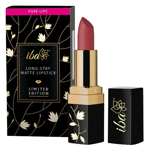 Iba Long-stay Matte Lipstick Limited Edition - Turkish Rose