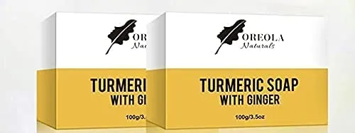 Turmeric and Ginger Face and Body Soap 100g/3.5oz (1 bar)