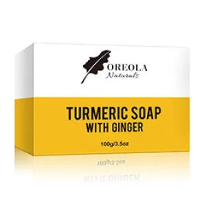 Turmeric and Ginger Face and Body Soap 100g/3.5oz (1 bar)