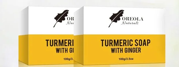 Turmeric and Ginger Face and Body Soap 100g/3.5oz (1 bar)
